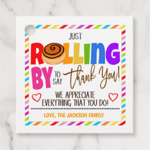 Cinnamon Roll Gift Tag