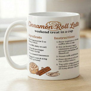 Cinnamon Roll Latte Recipe Coffee Mug