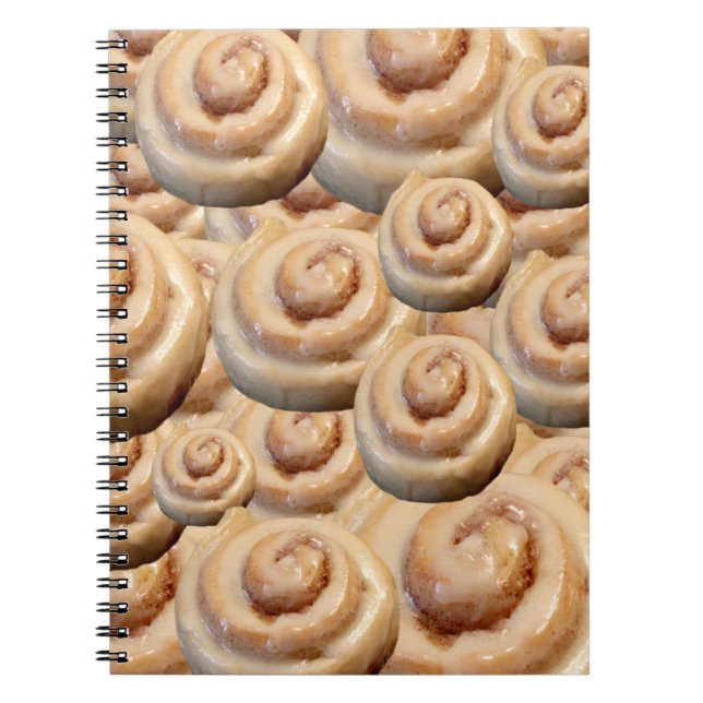 Cinnamon Roll Notebook (Front)