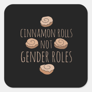 cinnamon bun baker baking gift tags stickers