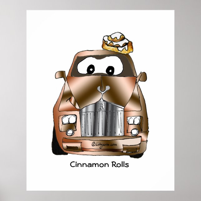 Cinnamon Rolls (Royce) Poster Print (Front)