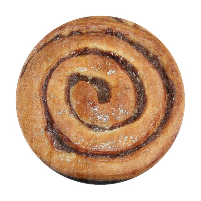 Cinnamon Snail Pastry Cutting Board (Front)
