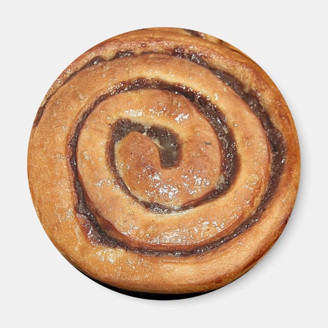 Cinnamon Snail Pastry Magnet (Front)