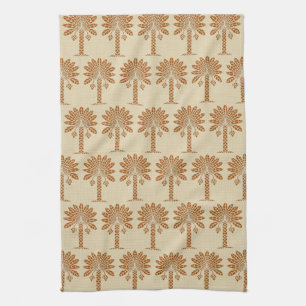 Cinnamon Spice Moods Palm Kitchen Towel