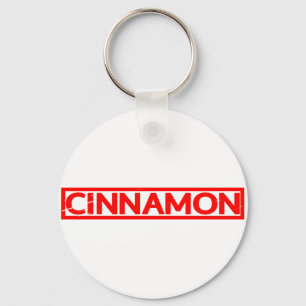 Cinnamon Stamp Keychain