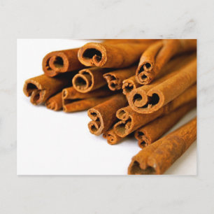 Cinnamon sticks postcard