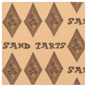 Cinnamon Sugar Sand Tarts Christmas Cookie Holiday Fabric