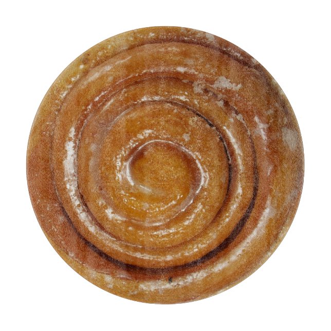 Cinnamon Swirl Glazed Doughnut Cutting Board (Front)
