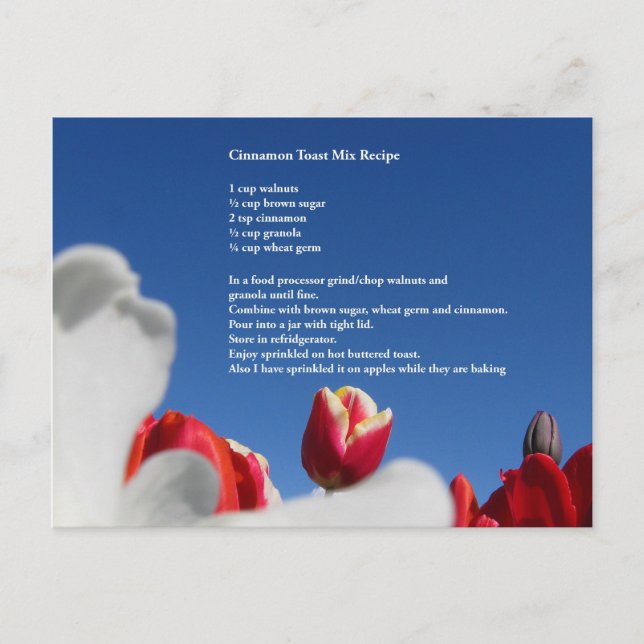 Cinnamon Toast Postcard (Front)