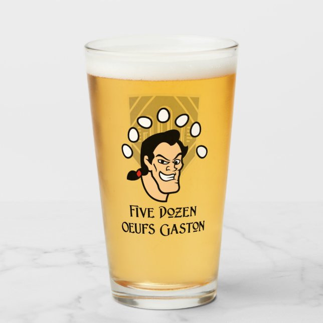 Cinq douzaine verres de pinte de FF de monsieurs (Dos (rempli))
