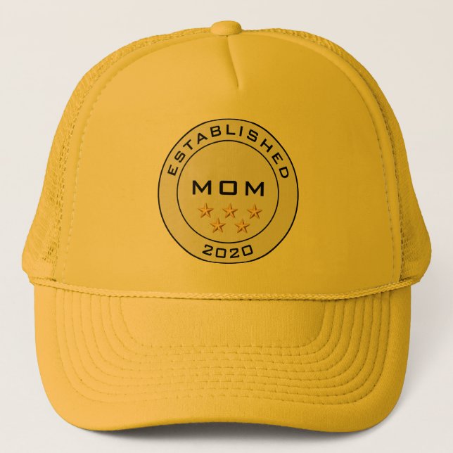 Cinq Étoiles Maman Armée Mère Casquette de la fête (Devant)