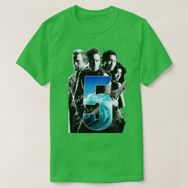 Cinq Signatures Casts Tv Show TShirt (Design devant)