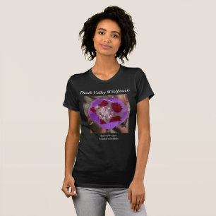 Cinq-Tache de désert de T-shirt de fleurs sauvage