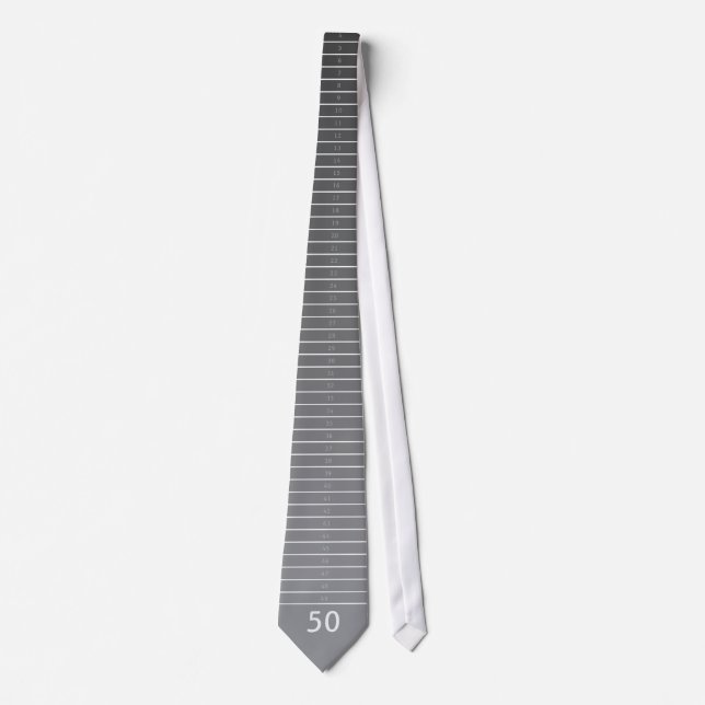Cinquante 50 nuances de cravate gris (Devant)