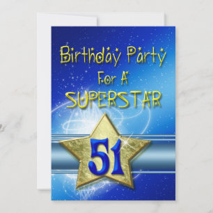 cinquante-et-unième Invitation de fête
