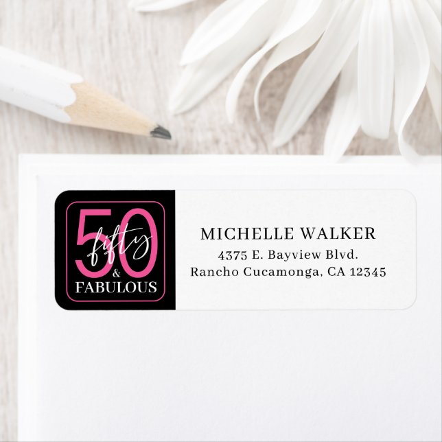 Cinquante & Fabuleux Script 50e Anniversaire (En situation)