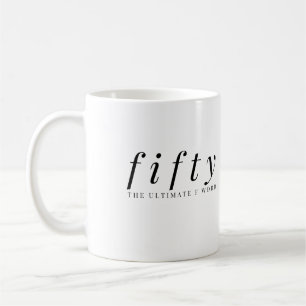 Cinquante L'Ultime F Mot Café Mug classique Cadeau