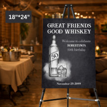 Cinquantième anniversaire pour homme thème Whisky 