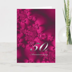cinquantième carte d'anniversaire