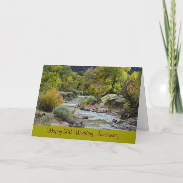 cinquantième Carte de voeux de nature (Devant)