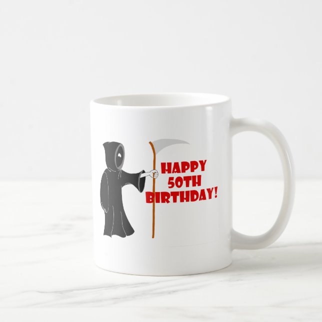 Cinquantième tasse d'anniversaire de faucheuse (Droite)