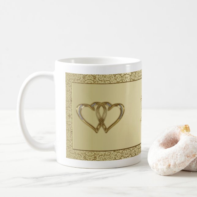 cinquantième Tasse d'anniversaire de mariage (Avec donut)
