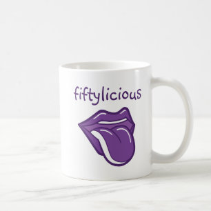cinquantième Tasse Fiftylicious d'anniversaire