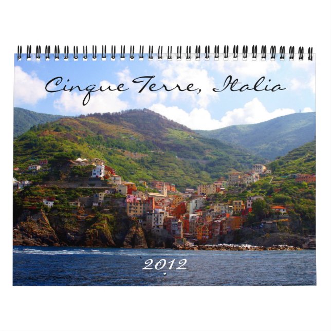 cinque terre 2012 calendar (Cover)