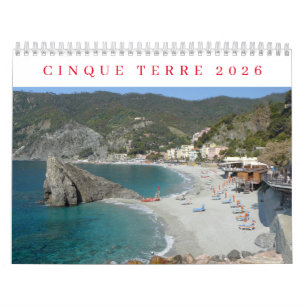Cinque Terre 2026 calendar