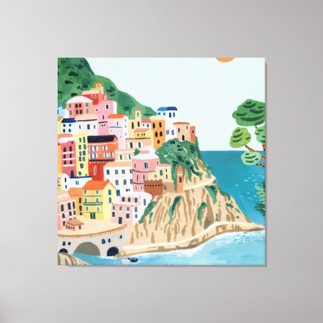 Cinque Terre Canvas Print (Front)