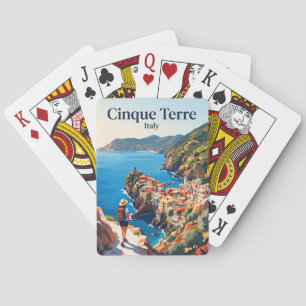 Cinque Terre Coastal Trail Italy Playing Cards
