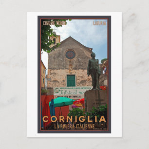 Cinque Terre - Corniglia Postcard