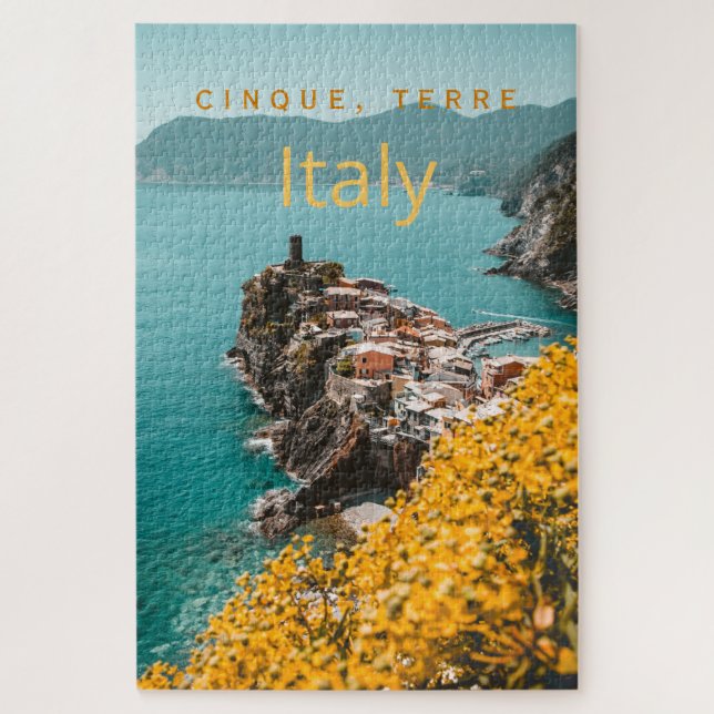 Cinque Terre, Italie Puzzle coloré (Vertical)