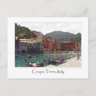 Cinque Terre Italy Italian Riviera Postcard