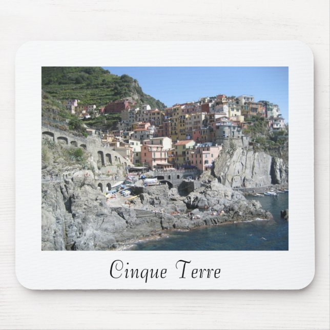 Cinque Terre, Italy Mousepad (Front)