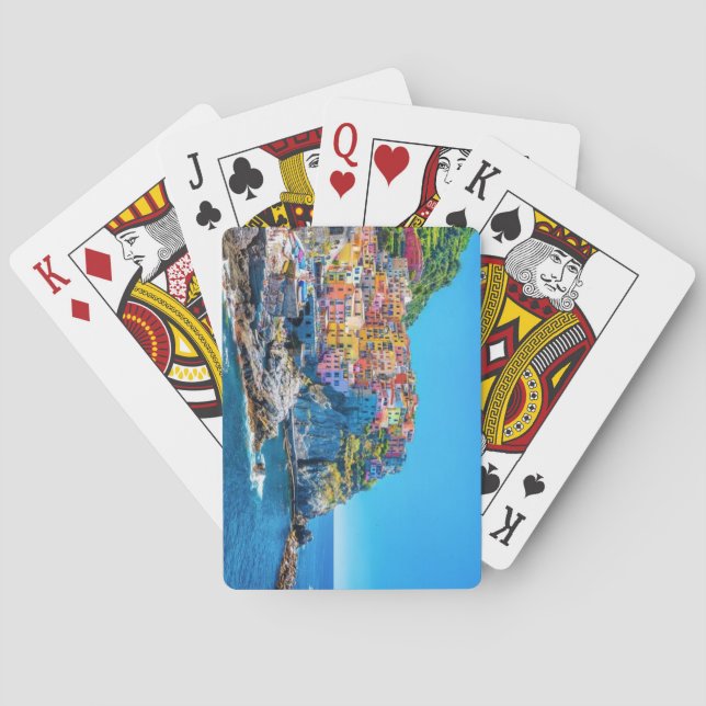 Cinque Terre, Italy Playing Cards (Back)