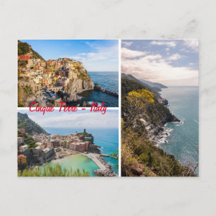 Cinque Terre, Italy Postcard