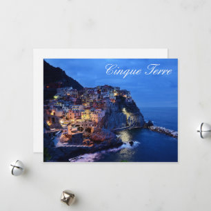 Cinque Terre Italy Postcard