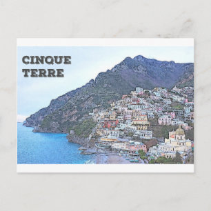 Cinque Terre, Italy Postcard