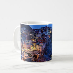 Cinque Terre Italy Postcard Coffee Mug