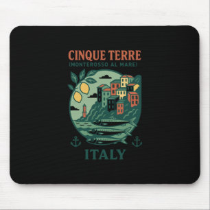Cinque Terre Italy Souvenir Monterosso Al Mare Tra Mouse Pad
