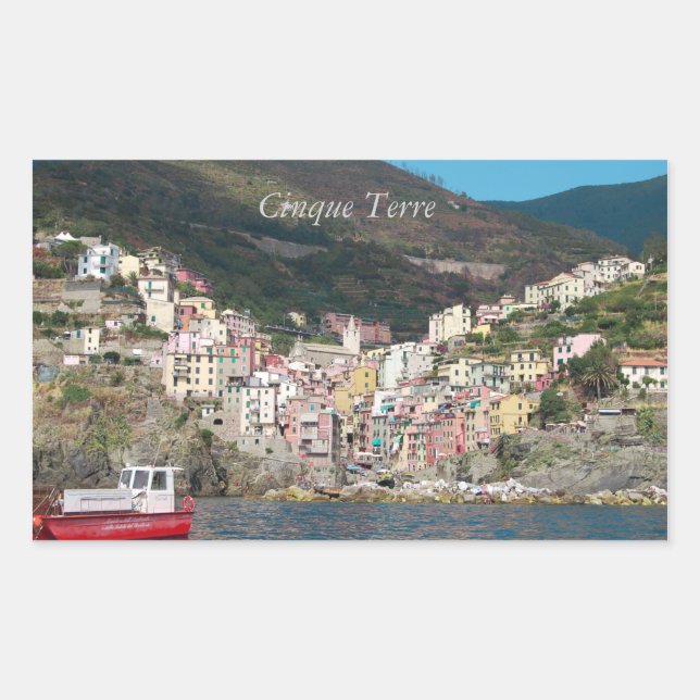 Cinque Terre Italy Sticker (Front)