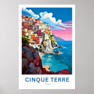 Cinque Terre Italy Travel Print