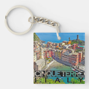 Cinque Terre Keychain
