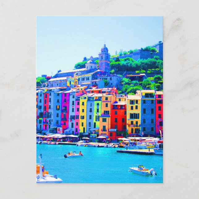 Cinque Terre La Spezia Postcard (Front)