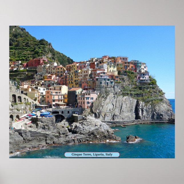 Cinque Terre, Liguria, Italy Poster (Front)