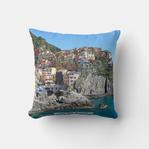 Cinque Terre, Liguria, Italy Throw Pillow
