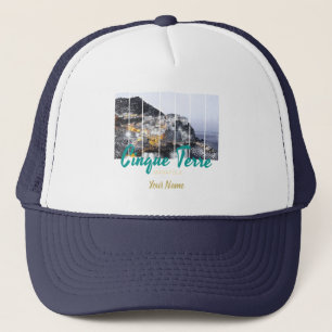 Cinque Terre Manarola Riomaggiore Italian vintage  Trucker Hat