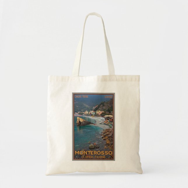 Cinque Terre - Morning Monterosso Beach Tote Bag (Front)