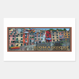 Cinque Terre - Riomaggiore Houses Sticker